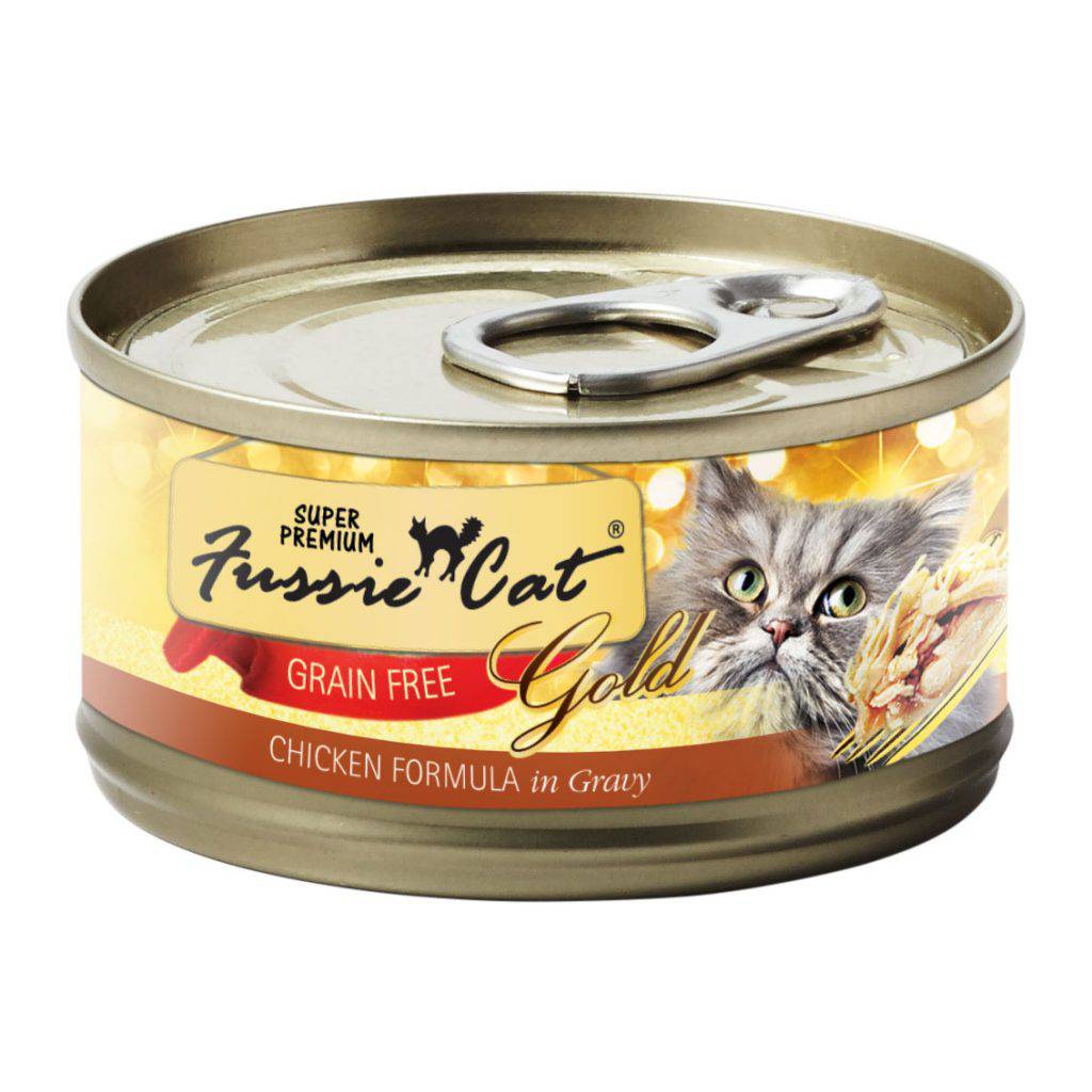 <b>Fussie Cat</b> Super Premium Canned Cat Food 2.8oz Chicken & Gravy Flavor (Case of 24)