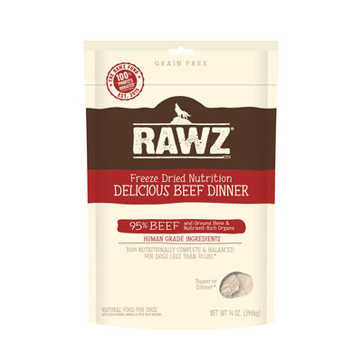 <b>Rawz</b> Freeze Dried Tasty Beef Dinner - 14 OZ