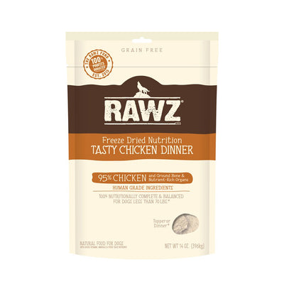 <b>Rawz</b> Freeze Dried Tasty Chicken Dinner - 14 OZ