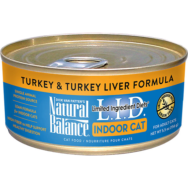 <b>Natural Balance</b> L.I.D. Limited Ingredient Diets® Indoor Turkey & Turkey Liver Canned Food