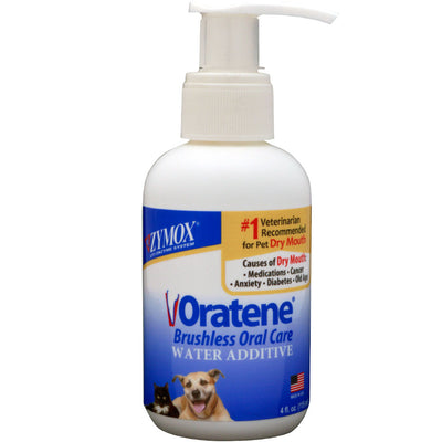Zymox Oratene Drinking Water Brushless Oral Care Water Additive for Cats & Dogs