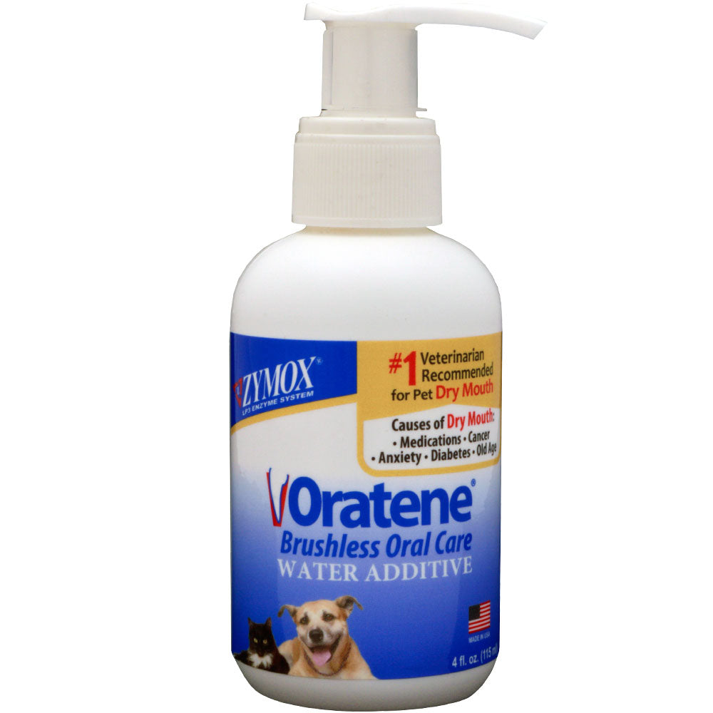 Zymox Oratene Drinking Water Brushless Oral Care Water Additive for Cats & Dogs